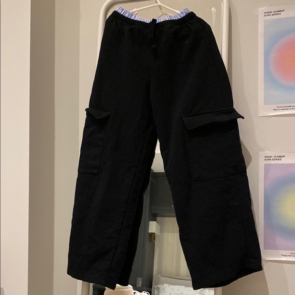 Black Cargo Pants